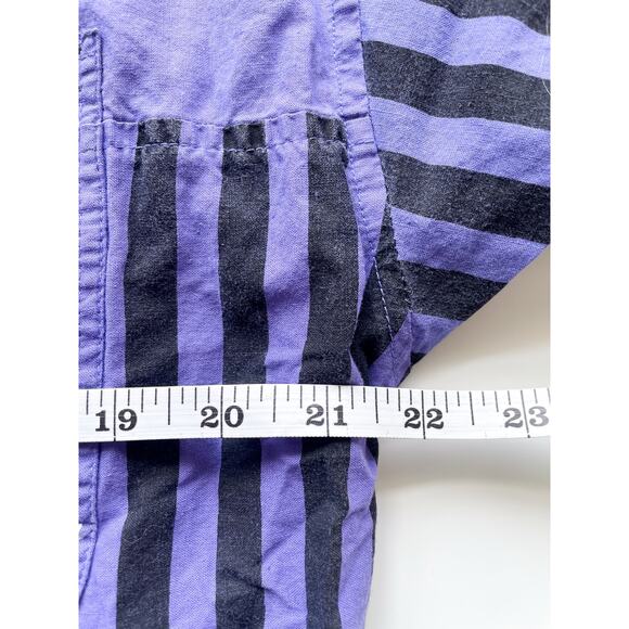 Coda Streetwear Purple and Black Short Sleeve Button Down Size XL - Picture 6 of 7